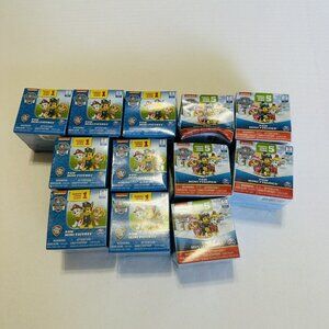 PAW Patrol Mini Figures Blind Boxes Collect Series 1 &5 Nickelodeon LOT Of 12
